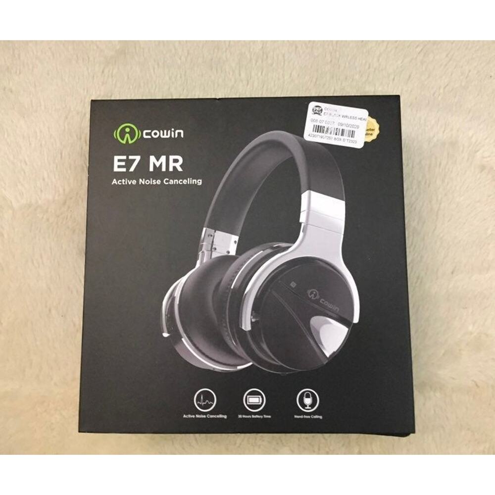 Cowin E7MR Wireless Active Noise Cancelling Over-Ear Headphones with Microphone